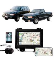 Multimídia GM Blazer S10 1995 2000 Espelhamento Bluetooth USB SD Card + Moldura + Câmera Borboleta