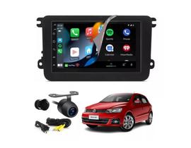 Multimídia Gol G7 G8 Android 13 Carplay Moldura + Câmera Ré