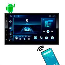Multimidia H-tech 2 Din 7 Polegadas Android Auto Carplay Octacore 4GB 64GB Bluetooth ht-