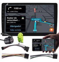 Multimídia H-Tech 2 Din Android HT-9925CA 10" Polegadas Espelhamento GPS Bluetooth USB + Câmera de Ré