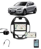 Multimídia Hyundai I30 Hatch I30SW 2009 até 2012 Espelhamento Bluetooth USB SD Card + Moldura Ar Digital+ Câmera Borboleta + Adaptador de Antena