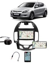 Multimídia Hyundai I30 Hatch I30SW 2009 até 2012 Espelhamento Bluetooth USB SD Card + Moldura Ar Digital + Câmera Borboleta + Adaptador de Antena + In