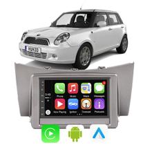 Multimidia Lifan 320 2010 2011 2012 7" Android Auto CarPlay Tv Online Bluetooth Gps Integrado