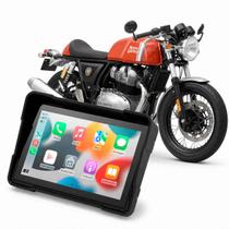 Multimídia Moto 5 Pol Royal Enfield Continental GT 650 2019 a 2026 Carplay Android Auto Bluetooth Sem Fio À Prova Dágua Multimídia Moto 5 Pol Royal Enfield Continental GT 650 2019 a 2026 Carplay Android Auto Bluetooth Sem Fio À Prova Dágua