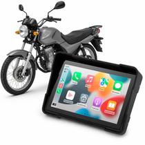 Multimídia Moto 5 Pol Suzuki Yes 125 2005 até 2017 Com Apple Carplay e Android Auto Bluetooth Sem Fio À Prova DÁgua