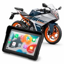 Multimídia Moto 5 Polegadas Mp5 KTM RC 390 2015 até 2026 Com Carplay e Android Auto Bluetooth Sem Fio À Prova Dágua Multimídia Moto 5 Polegadas Mp5 KTM RC 390 2015 até 2026 Com Carplay e Android Auto Bluetooth Sem Fio À Prova Dágua