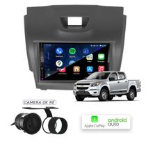 Multimídia MP10 CarPlay e Android Auto Chevrolet S10 de 2011 a 2016