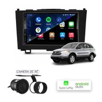 Multimídia MP10 CarPlay e Android Auto CRV 2007 até 2011