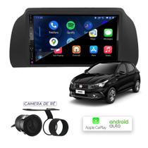 Multimídia MP10 CarPlay e Android Auto Fiat Argo com Tv