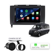 Multimídia MP10 CarPlay e Android Auto Mercedes Sprinter 2013 a 2019