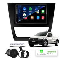 Multimídia MP10 CarPlay e Android Auto Saveiro G6 2012/2013