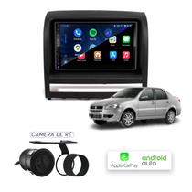 Multimídia MP10 CarPlay e Android Auto Siena 2005 até 2012 - First Option