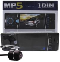 Multimídia Mp5 1 Din E-Tech 4 Bluetooth Usb+Câmera Ré