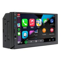 Multimídia MP5 2 DIN 7" Pol. USB/SD/CARD/AUX/BT Car Play Android Auto Full Touch H-Tech - HT-3625CA