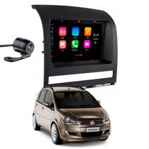 Multimídia MP5 7" Pol. Palio Siena Strada Idea Palio Weekend CarPlay/Android Moldura Câmera de Ré