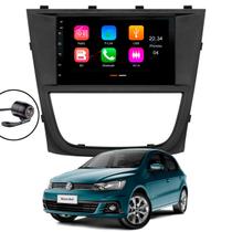 Multimídia MP5 7" Polegadas Gol Saveiro Voyage G5 2008 a 2012 CarPlay/Android Moldura Câmera de Ré