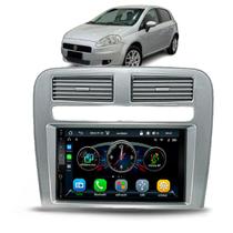 Multimidia MP5 7 Polegadas Roadstar Bluetooth USB Com CarPlay e Android Auto Sem Fio Moldura 2Din Fiat Punto 2008 até 2012