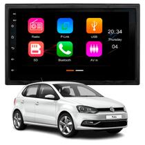 Multimídia MP5 7" Polegadas VW Polo Golf Fox Crossfox Bora CarPlay/Android Moldura Câmera de Ré Multimídia MP5 7" Polegadas VW Polo Golf Fox Crossfox Bora CarPlay/Android Moldura Câmera de Ré