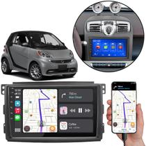 Multimidia MP5 9" Smart Fortwo 2009 2010 2011 20102 2013 2014 2015 CarPlay/Android-Auto + Câmera de Ré e Moldura Painel Multimidia MP5 9" Smart Fortwo 2009 2010 2011 20102 2013 2014 2015 CarPlay/Android-Auto + Câmera de Ré e Moldura Painel