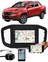 Multimídia MP5 Fiat Strada 2020 2021 2022 2023 7" Polegadas Espelhamento Bluetooth USB SD Card + Moldura Painel 2 Din + Câmera de Ré Multimídia MP5 Fiat Strada 2020 2021 2022 2023 7" Polegadas Espelhamento Bluetooth USB SD Card + Moldura Painel 2 Din + Câmera de Ré