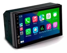 Multímidia MP5 Player LCD 7 Polegadas Microfone Externo Bluetooth MicroSD USB Touch Iluminação RGB - JR8 Technology