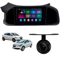 Multimidia Mp5 Rs9200br Es Pro Line Carplay Sem Fio + Moldura 9" Onix Prisma Onix Joy + Câmera de Ré