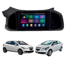 Multimidia Mp5 Rs9200br Es Pro Line Carplay Sem Fio + Moldura 9" Onix Prisma Onix Joy