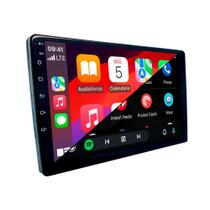 Multimídia MP5 tela de vidro 9" SLIM 4x60W RMS ESP/AA sem Fio H-Tech - HT-9127CA