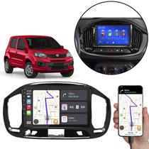 Multimídia MP5 Uno 2015-16-17-18-19-20-21 9 Polegadas Bluetooth FM USB + Android-Auto/CarPlay - Comando De Voz via Google e Siri