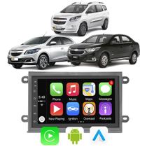 Multimidia Onix Prisma Spin Cobalt 2013 14 15 16 17 18 2019 7" CarPlay Android Auto Tv Online Gps