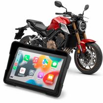 Multimídia Para Moto 5 Polegadas Honda CB 650R 2019 até 2026 Com Carplay e Android Auto Bluetooth Sem Fio À Prova Dágua