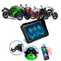 Multimídia para Moto de 5" MOT528 com Carplay Android Auto Bluetooth Espelhamento Sem Fio À prova dágua - First Option