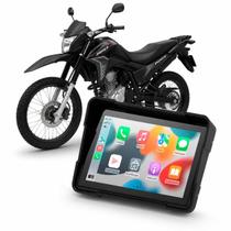 Multimídia para Moto Honda NXR 160 5 Polegadas com Carplay Android Auto Bluetooth Espelhamento Sem Fio À prova dágua Multimídia para Moto Honda NXR 160 5 Polegadas com Carplay Android Auto Bluetooth Espelhamento Sem Fio À prova dágua