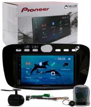 Multimídia Pioneer DMH-145BR Punto 2012 à 2016 Linea 2015 à 2017 Interface Comando Volante + Câmera Ré