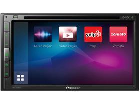 Multimídia Receiver Pioneer AVH-Z5280TV LCD 6,8” 2 Din Touch Resistiva Apple CarPlay e Android Auto