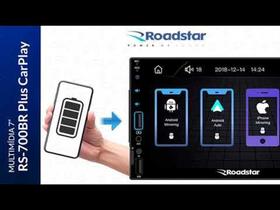Multimídia Roadstar RS700BR Plus Carplay Multimídia Roadstar RS700BR Plus Carplay