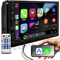 Multimídia Universal 7 Polegadas Mp5 2 Din C/ Android Auto Carplay