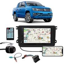 Multimídia VW Amarok Espelhamento Bluetooth USB SD Card + Moldura + Câmera Borboleta + Adaptador de Antena + Chicotes