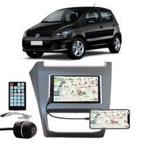 Multimídia VW Fox Space Fox CrossFox 2014 2015 2016 2017 2018 2019 Espelhamento Bluetooth USB SD Card + Moldura + Câmera Borboleta + Interface de Vola