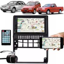 Multimídia Vw Gol Parati Saveiro G2 Espelhamento Bluetooth USB SD Card + Moldura + Câmera Ré