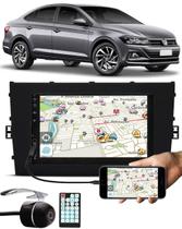 Multimídia Vw Virtus E-Tech Bluetooth Espelhamento Android IOS + Câmera Ré