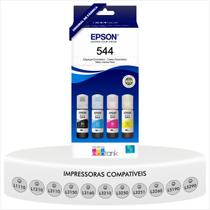 Multipack Kit Tintas Originais Epson T544 Para Impressoras L1110 L3110 L3150 L3160 L3210 L3250 L3251 L3260 L5190