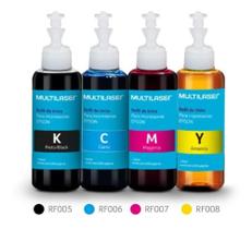 Multipack Refil De Tinta Para Impressoras - Multilaser - 4 cores