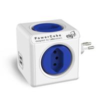 Multiplicador de Tomada Elg PowerCube Original USB - 2P+T - 4 tomadas - 2 USB - Branco - PWC-R4U Multiplicador de Tomada Elg PowerCube Original USB - 2P+T - 4 tomadas - 2 USB - Branco - PWC-R4U