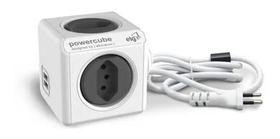 Multiplicador de Tomadas Powercube 3m 4 Tomadas 2 Usb Pwc-x4u/3m Elg