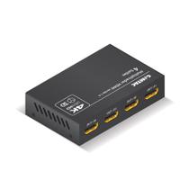 Multiplicador de Video HDMI, 4 Saidas HDMI Femea 4k, 1 Entrada Femea, Duplicador de Telas, Comatc, P