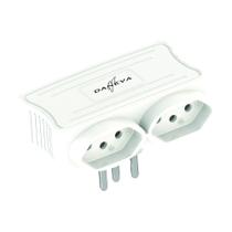 Multiplicador USB Daneva Carregador 2 USB Saida 5V 1,5A + 2 Tomadas