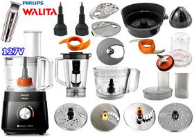 Multiprocessador 1000w 127v acompanha 21 Itens com 2 Anos de Garantia cortesia aparador Multiprocessador 1000w 127v acompanha 21 Itens com 2 Anos de Garantia cortesia aparador