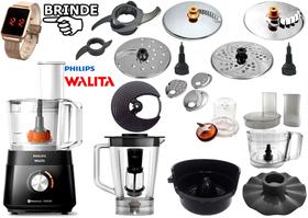 Multiprocessador 1000w 127v com 21 itens com 2 anos de garantia cortesia relógio led quadrado