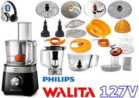 Multiprocessador 1000w 127v RI7303 com 21 Itens com 2 Anos Garantia com Cortesia Fone Branco Multiprocessador 1000w 127v RI7303 com 21 Itens com 2 Anos Garantia com Cortesia Fone Branco